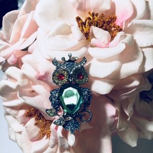 Betsey Johnson owl brooch/pendant
